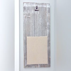 Distressed Wood Photo Hanger & Peg Board